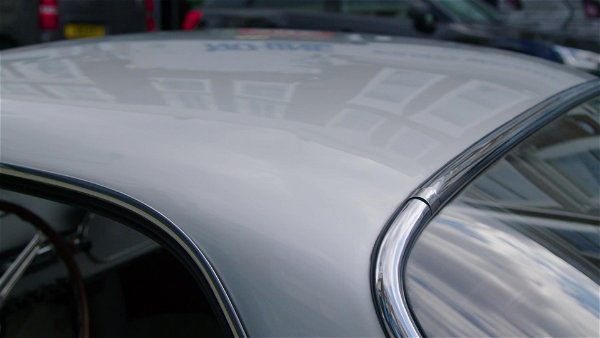 Grey vintage car reflections.mp4